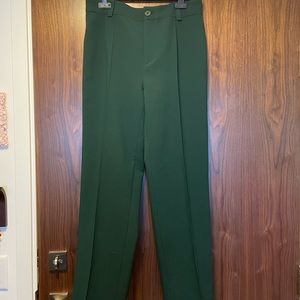 Forest Green Straight Legged Pant